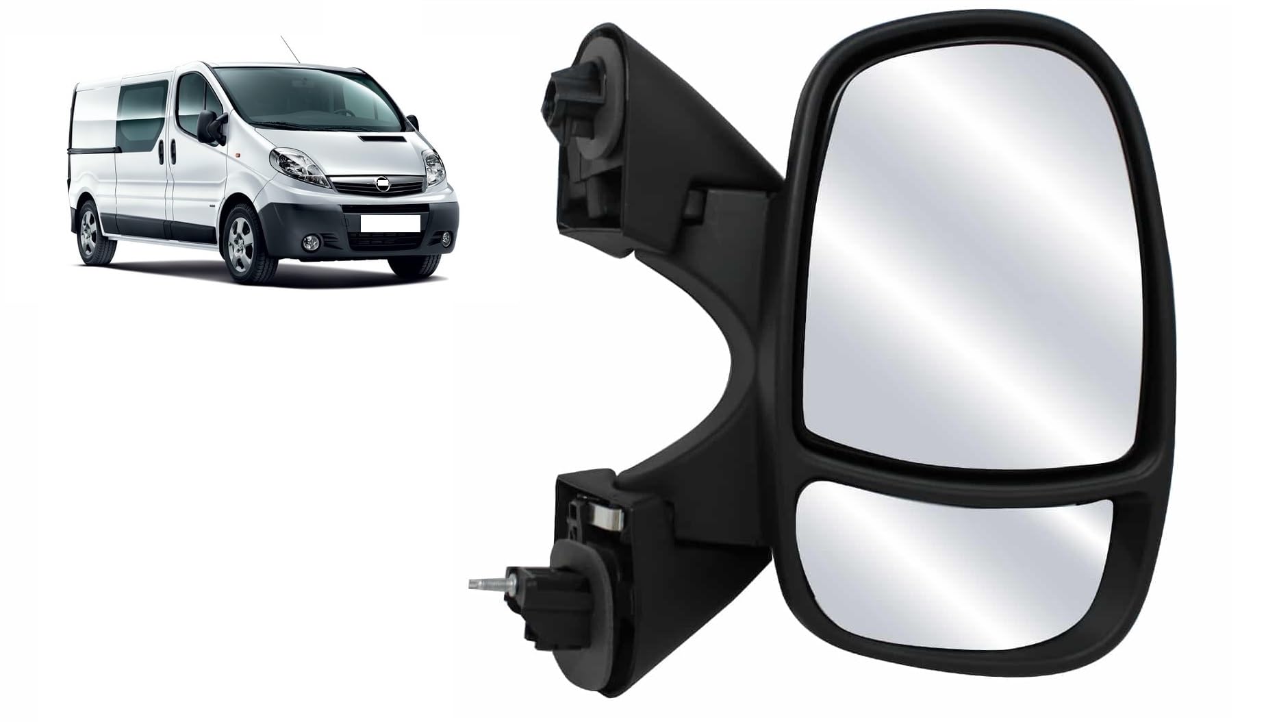 ELETTRICO DX SPECCHIO VIVARO DA 2001 AL 2014 ElettricoTermico Specchietto Retrovisore Destro specchio DX