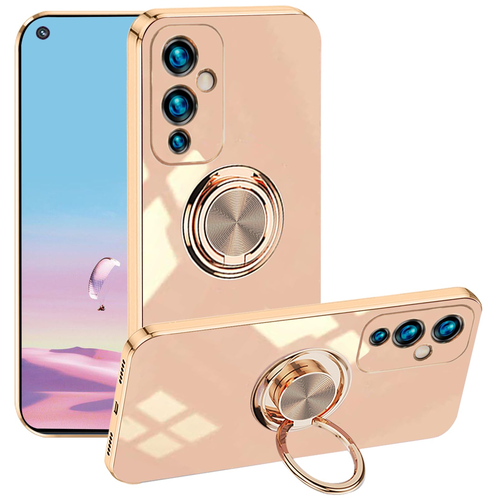 Housse Coque Pour OnePlus 9 Coque Téléphone Rose Marble