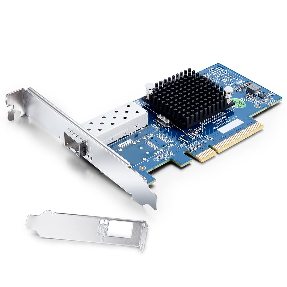 Equivalent to Intel X520-DA1, 10Gb Ethernet Network Interface Card(NIC), with Intel 82599EN Ethernet