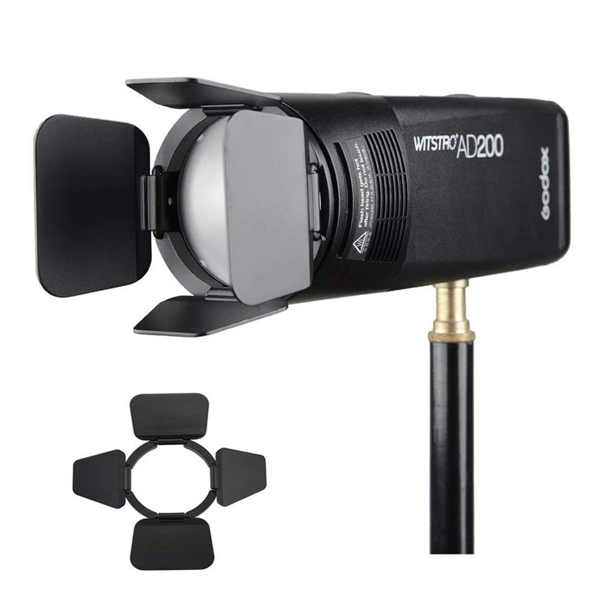 Godox Ad100pro Godox AK-R21 Kit Avec Accessoire De Projection AK-S Pour Godox V1 AD200 Pro Flash à Tête Ronde Pour Godox V860II V860III V850 TT685 TT350 Avec Adaptateur Godox AK-R25 Pour Tête