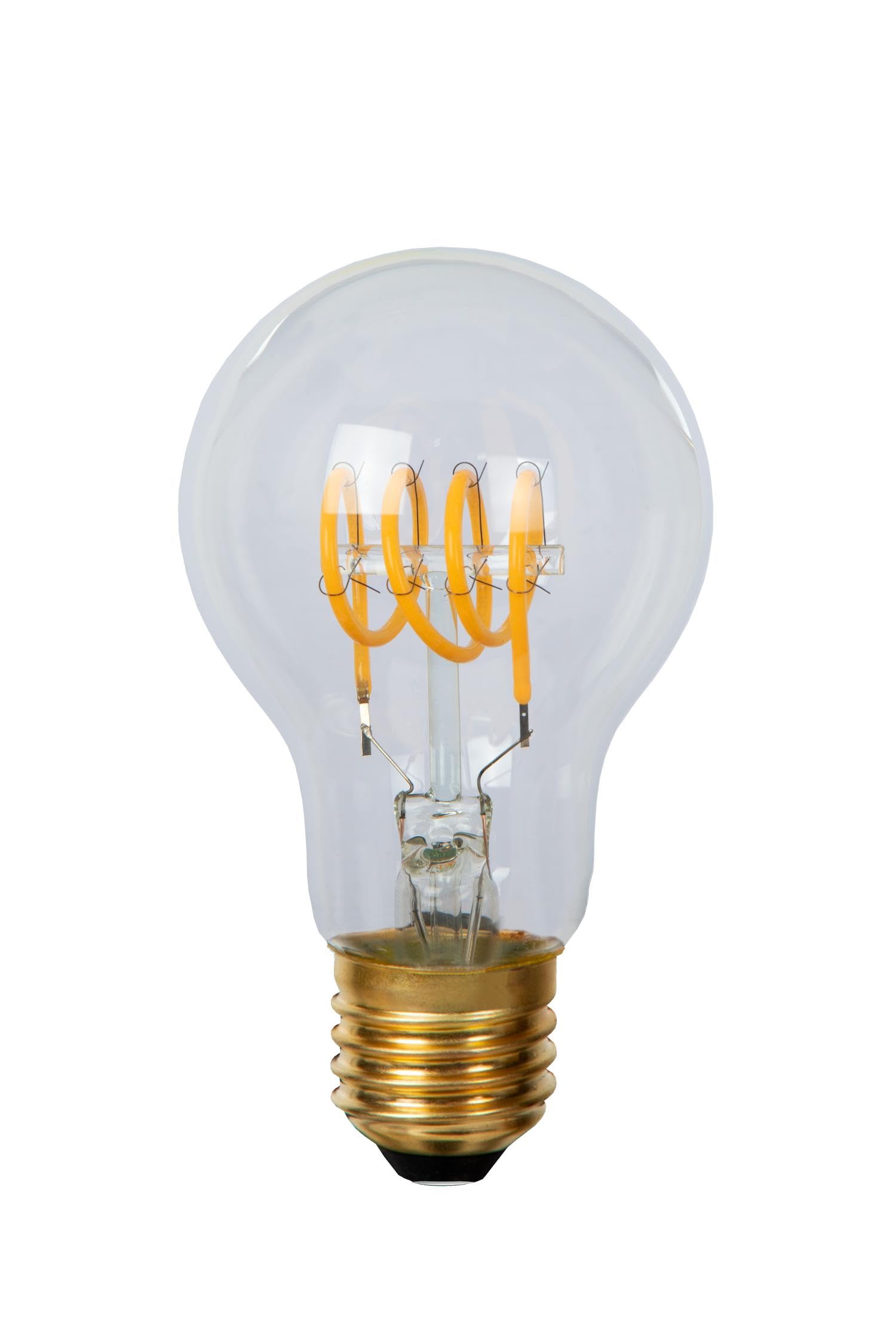 LUCIDE A60 - Glühfadenlampe - diameter 6 cm - LED Dim. - E27-1x5W 2700K - Transparent, Clear - Image 3