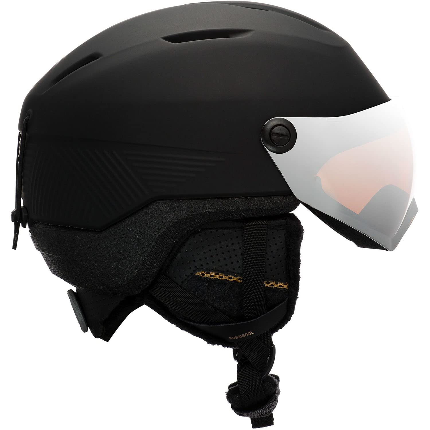 Kask narciarski Damski Fit Visor Impacts W Black Rossignol