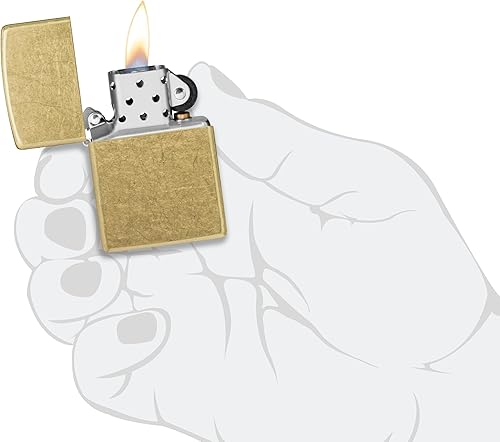 Miniatura 60 de Zippo - Encendedores de bolsillo de latón Latón,Armadura de latón pulido,Latón clásico cepillado,Latón de alto pulido,Brass Zippo and