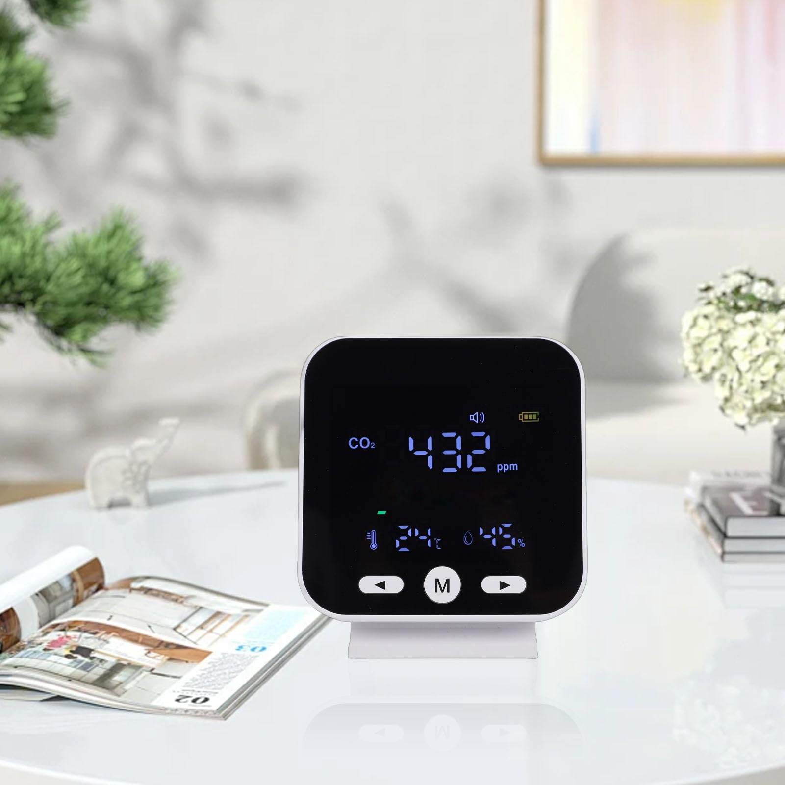 Detector de CO2 con Monitor de Temperatura y Humedad