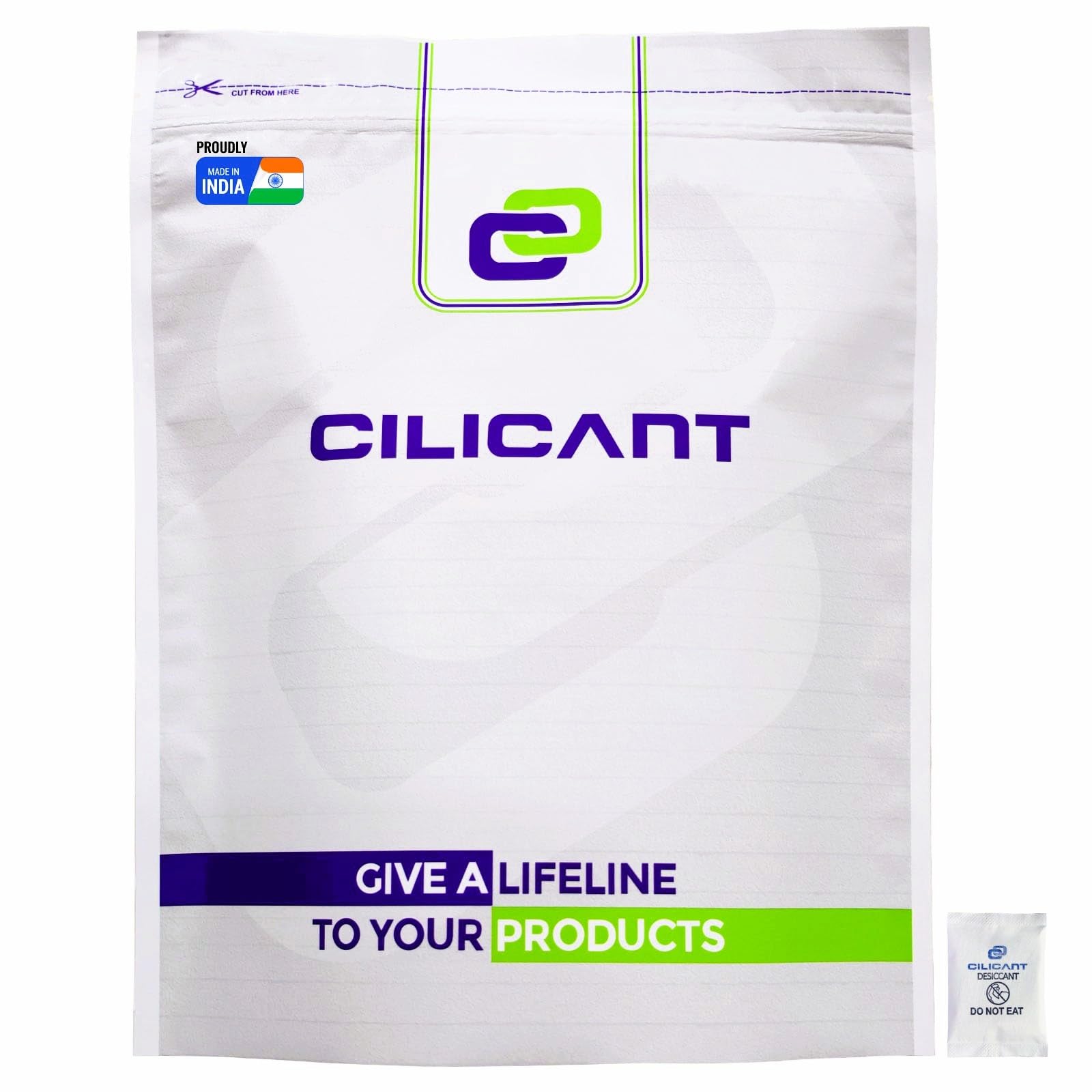 CILICAnT 5 Gram 200 Pcs Premium Silica Gel White Packets Desiccant Dehumidifiers, Silica Gel Packs for Moisture Absorption (5 Gram X 200 Pcs = 1 Kg)