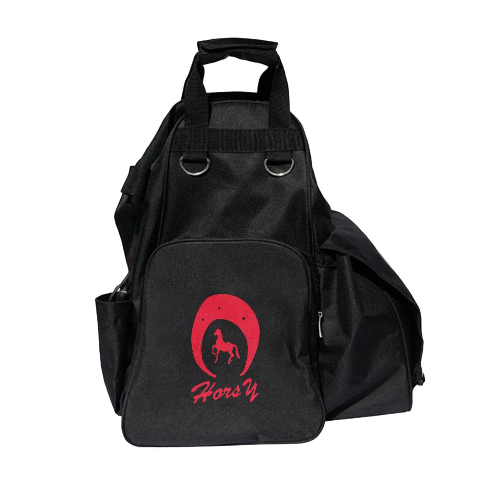 Zaino da equitazione leggero e resistente, per escursioni a cavallo, borsa sportiva multifunzionale, per ciclismo, passeggiate con il cane, bicicletta, schienale