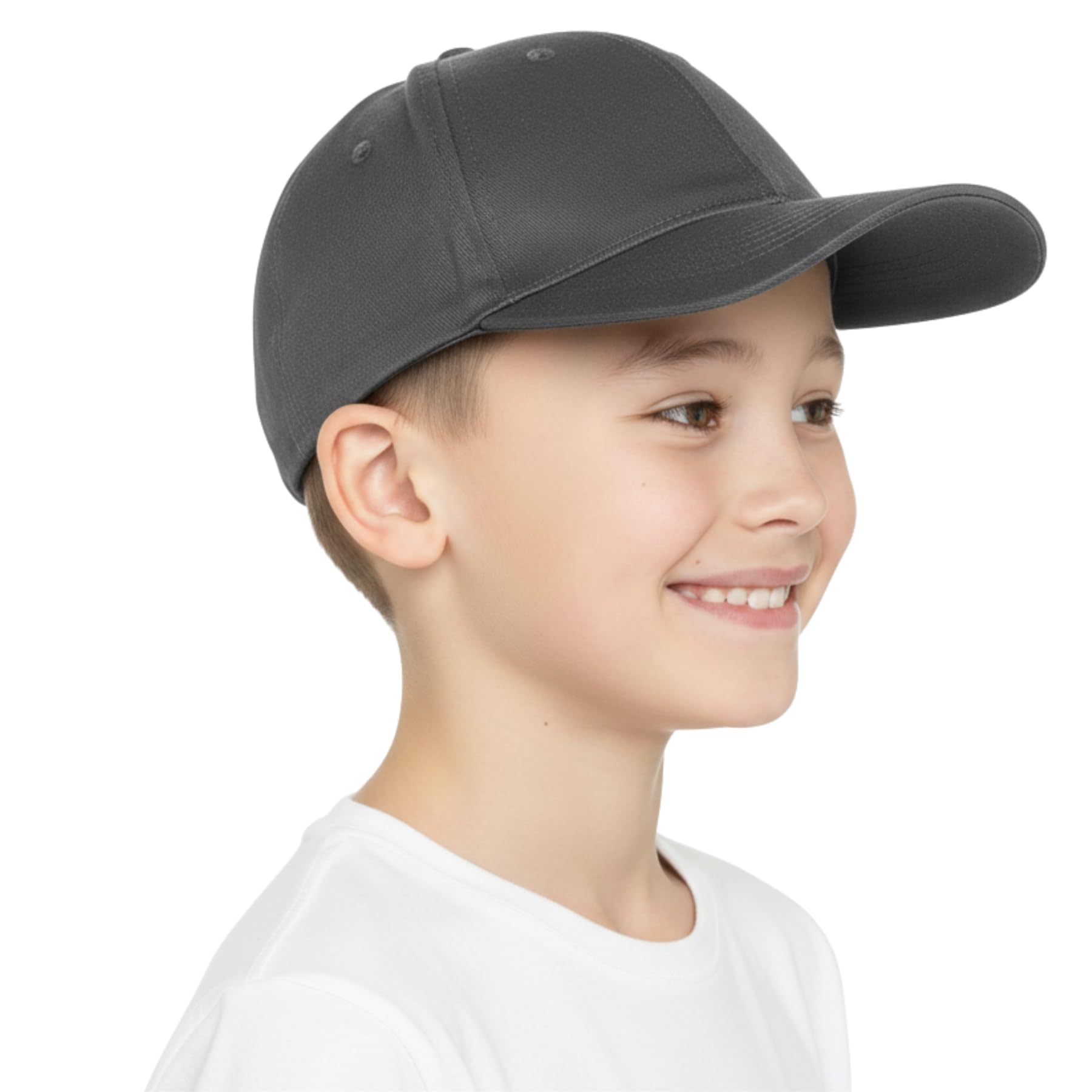 A2z 4 Kids Boys Grey Baseball Cap Trucker Hat Adjustable Sun Protection Kids