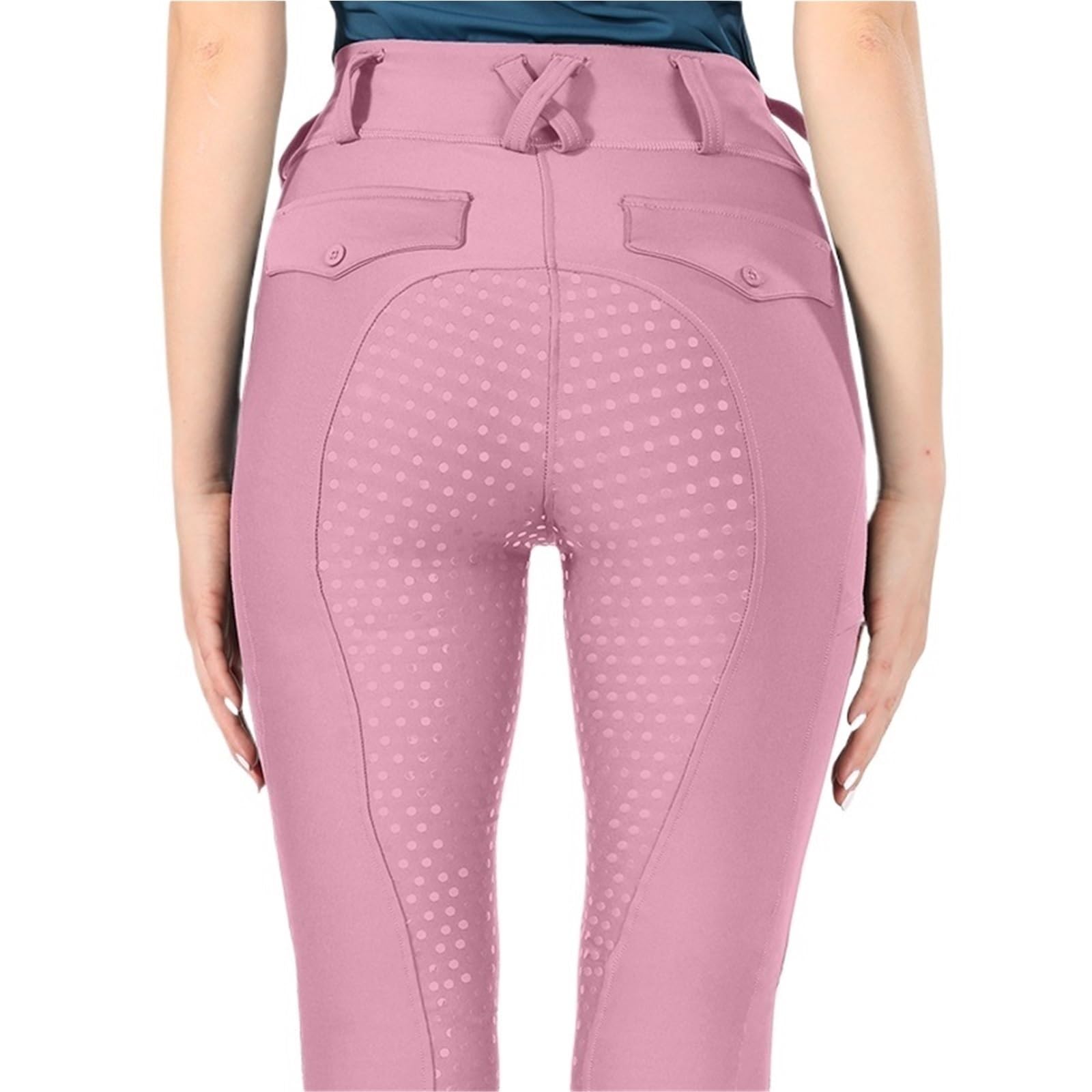 Pantalones Montar a Caballo Mujer Pantalones de equitación for Mujer, calzas ecuestres con Asiento Completo Silicona, Mallas Deportivas competición