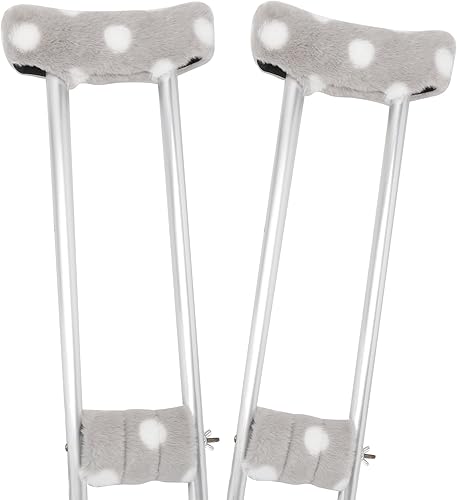 Almohadillas para muletas  Acolchado para muleta de brazo  Funda de almohada universal acolchada para axilas con mango de antebrazo para empuñaduras