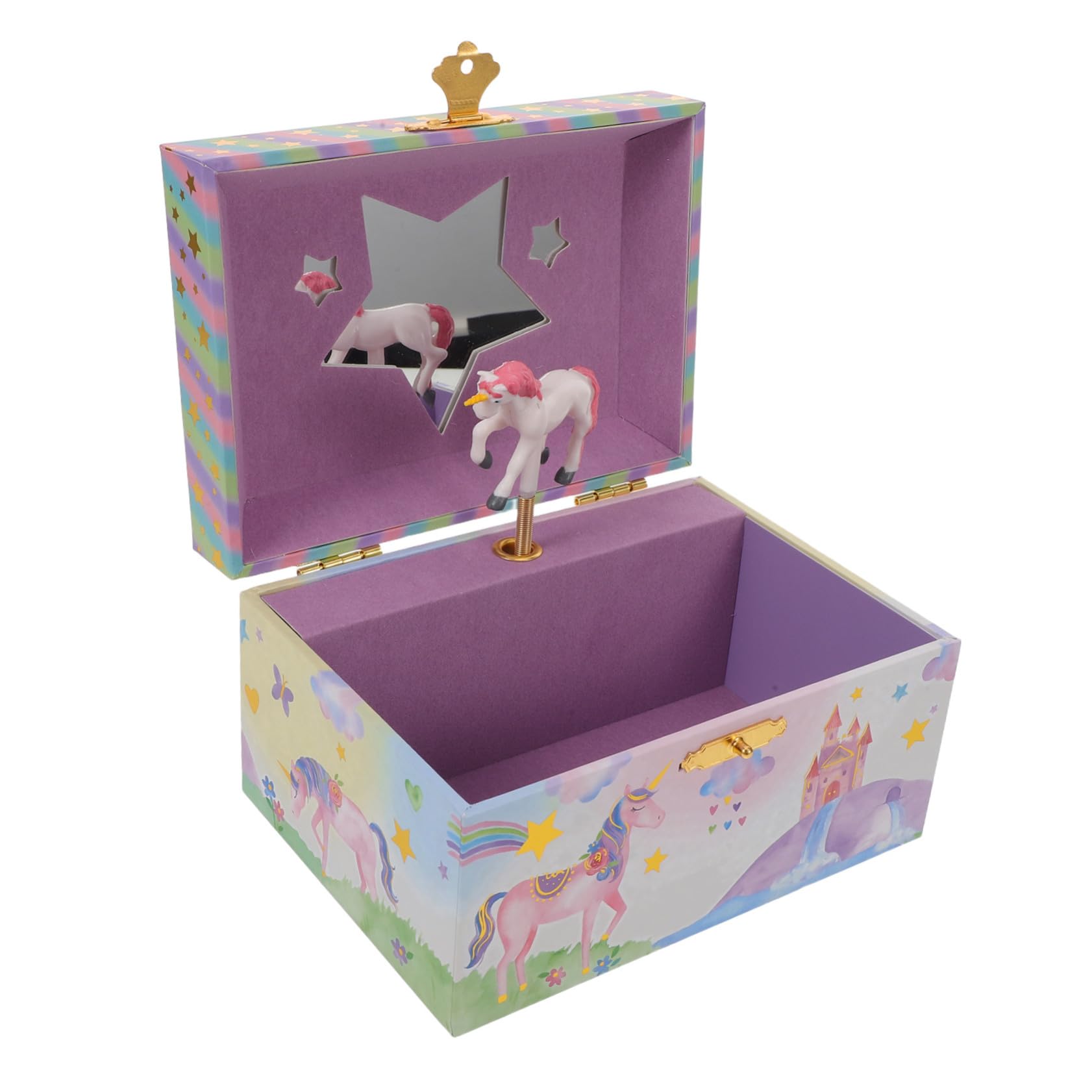 Organizador de joyas de madera para evitar la pérdida de pendientes infantiles