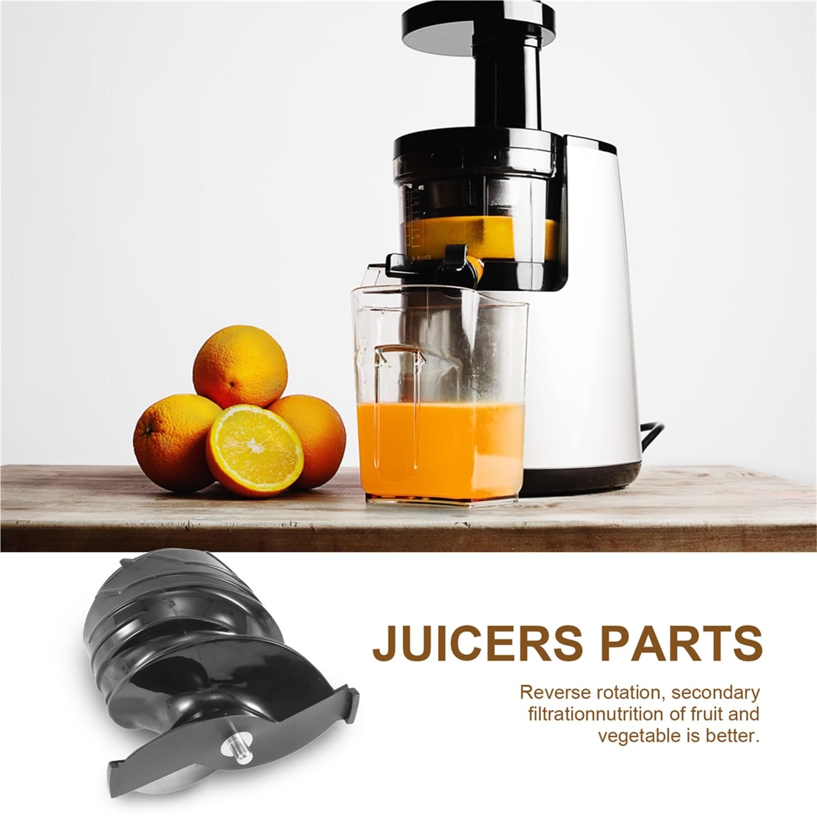 Vis Sans Fin de Rechange Compatible avec Extracteur Hurom HH-SBF11 HH-1100, Pièce Qualité Alimentaire BPA