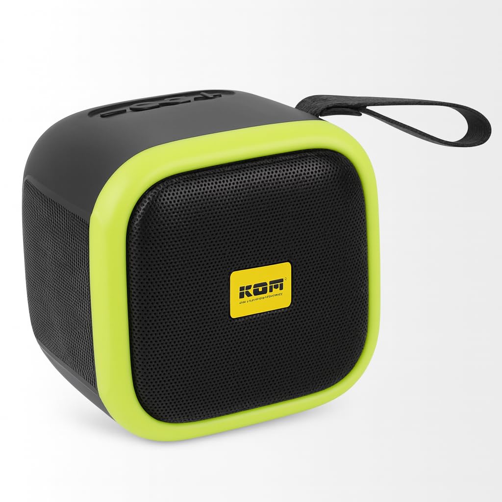KDM 350 Rumble Portable Bluetooth Speaker, 8W Output,Green Trim, 8 Hours Playtime, FM Radio, TWS Support, Type-C Charging-image-37