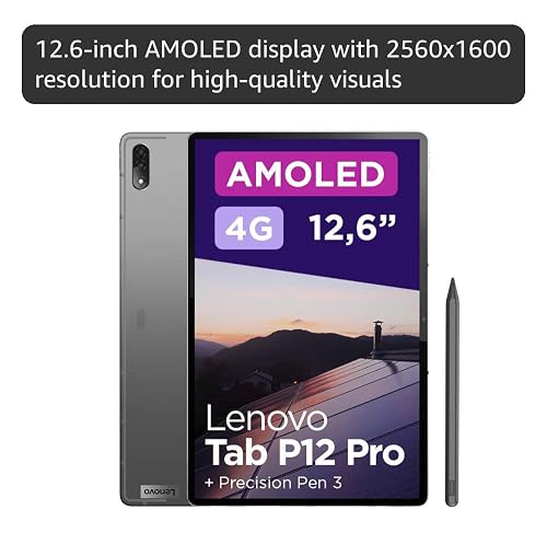 Lenovo Tab P12 Pro Tablet | 12-inch AMOLED | 256GB Precision Pen 3