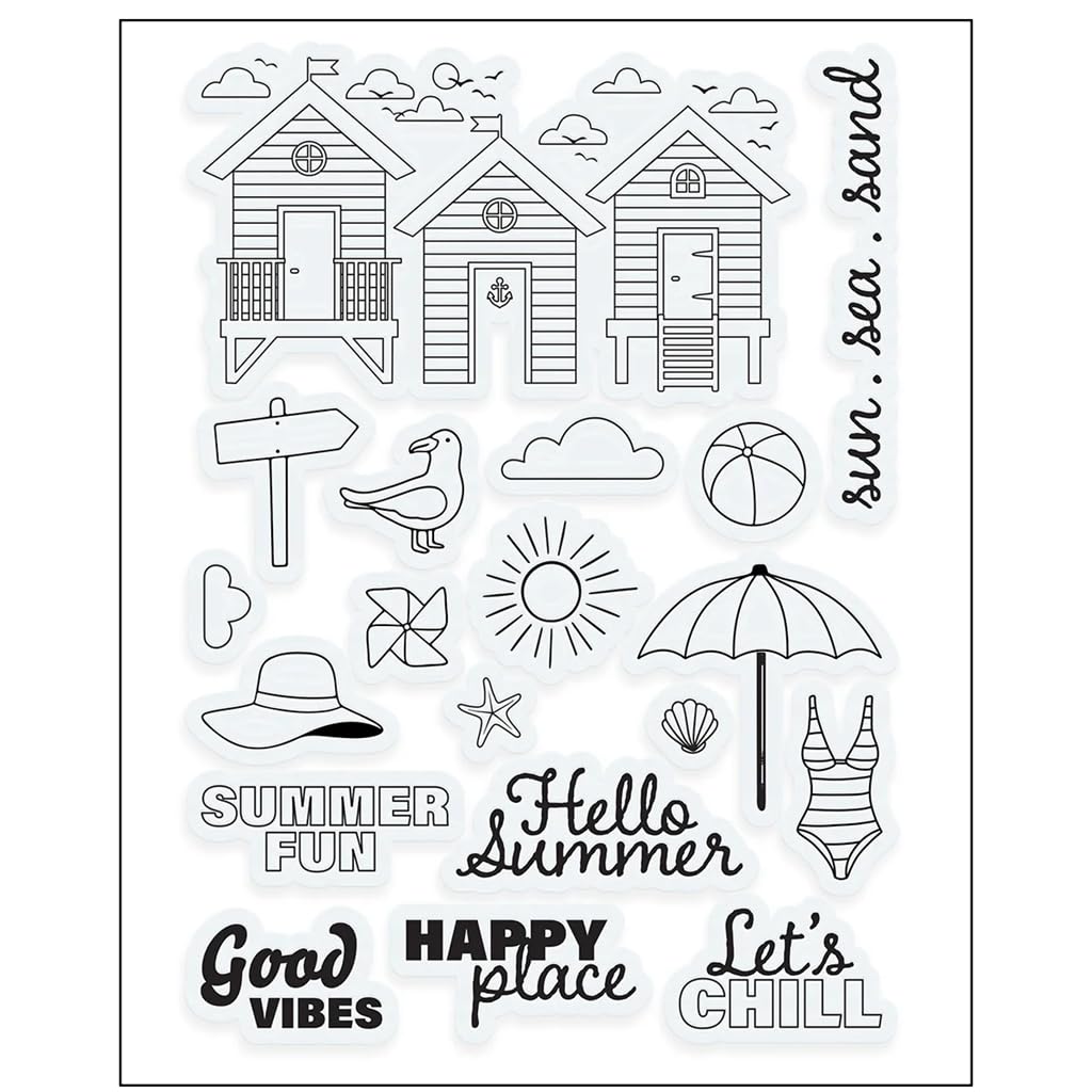 Halloween Stempel & Stanzen Set - DIY Bastelset Für Karten & Scrapbooking