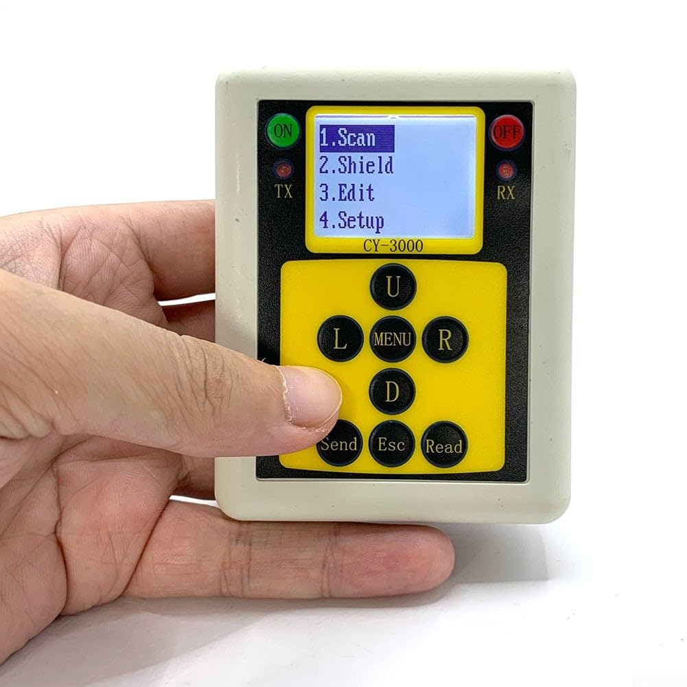 Practical Handheld Remote Control Analyzer, Compatible With Fixed Code Chip PT2262 And Learning Code Chip EV1527, Wide Range Of Applications(EU)