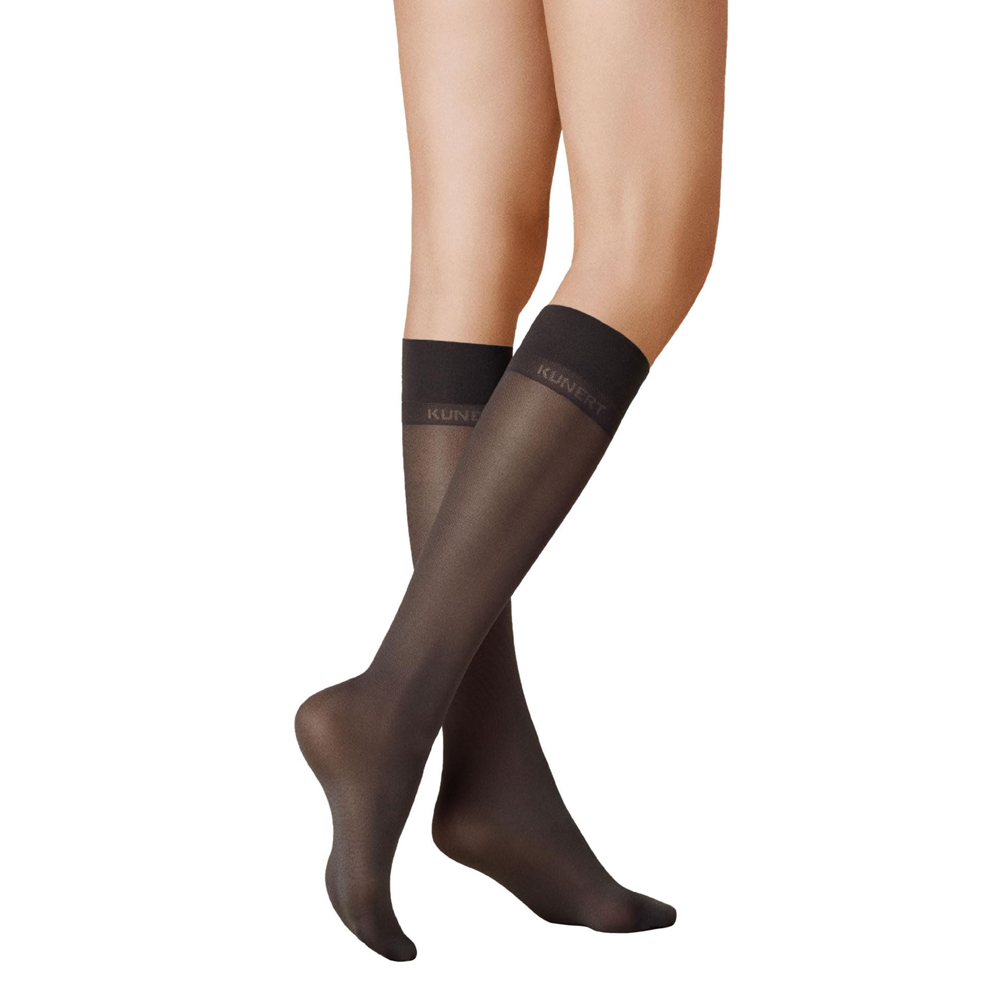 Kunert Women's Black Hosiery 40 Den, 6/8