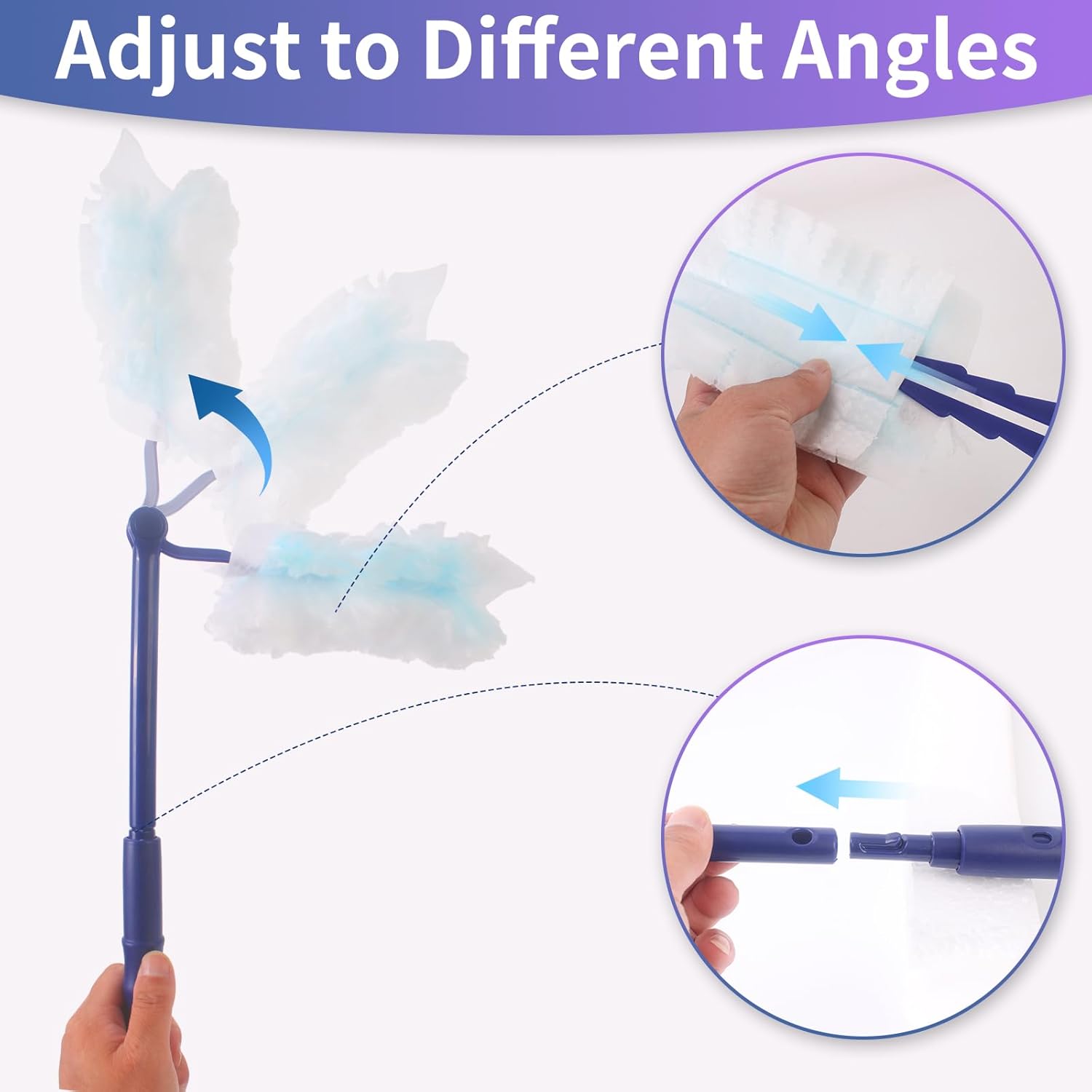 Replacement Duster Handles patible with Swiffer Duster Refill,