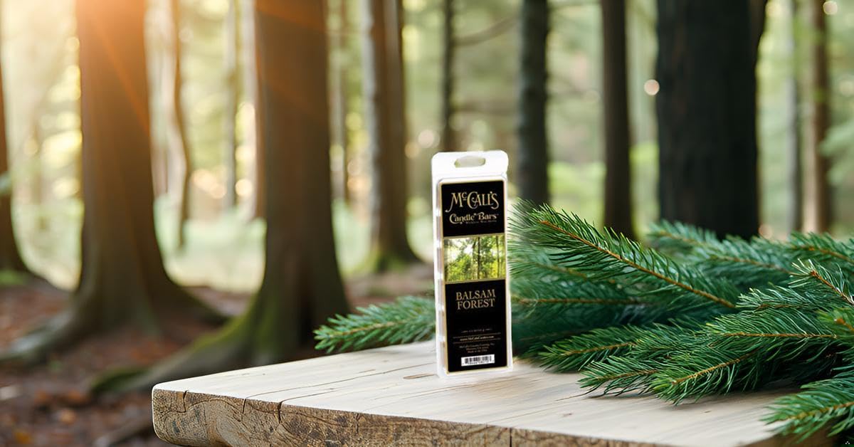 McCall's Candles | Scented Wax Melt | Balsam Forest – Fresh Balsam, Cinnamon Clove & Lily of The Valley | 5.5 oz