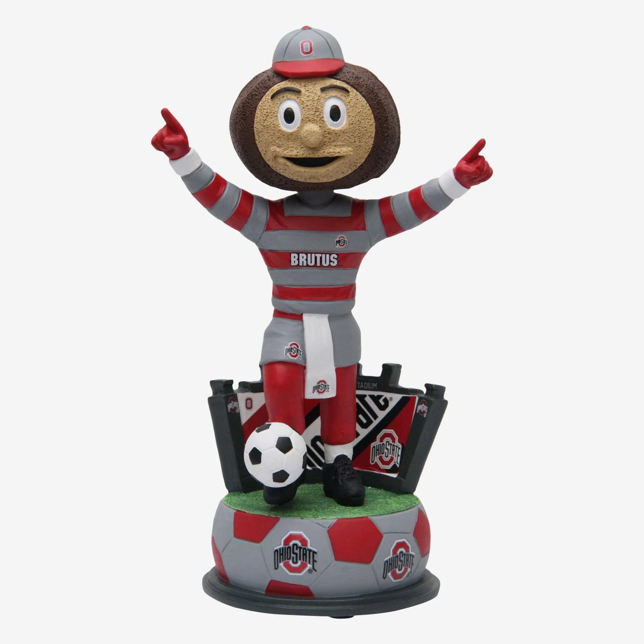 【BOBBLE HEAD】BUCKEYES BRUTUS BRUTUS the BUCKEYE Ohio State Buckeyes 8x National Champs