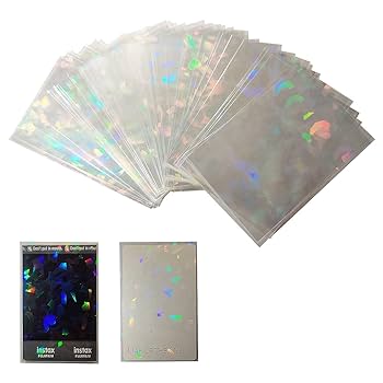 Amazon.co.jp: 61x88mm カードスリーブ ホログラフィック 100枚 割れた
