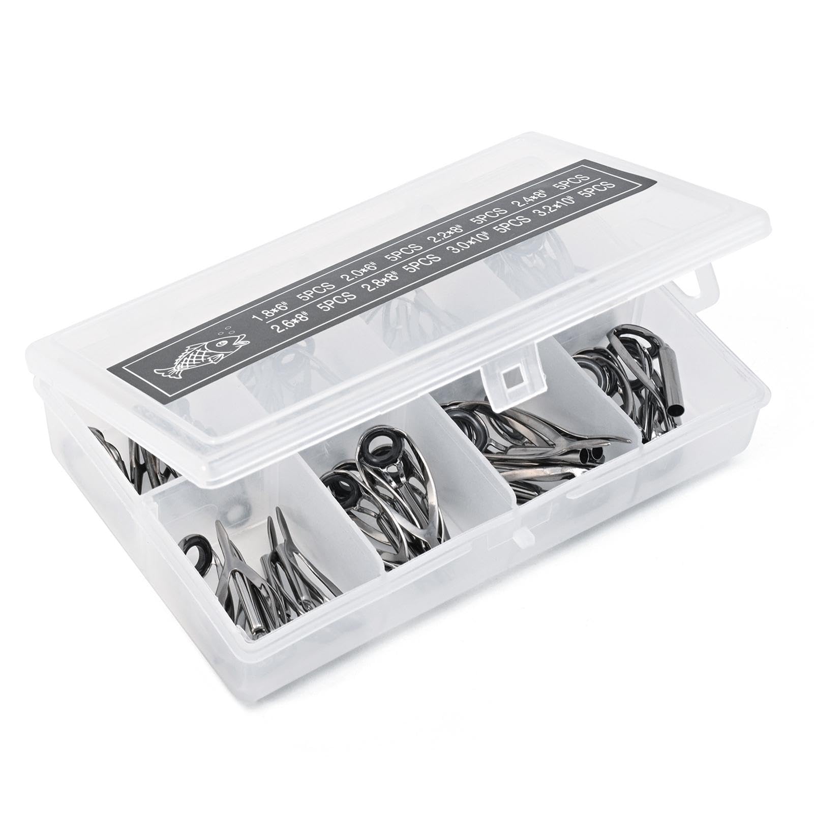 Kit De 30 Guides Et Scions Pour Canne à Pêche – œillet 5 Mm