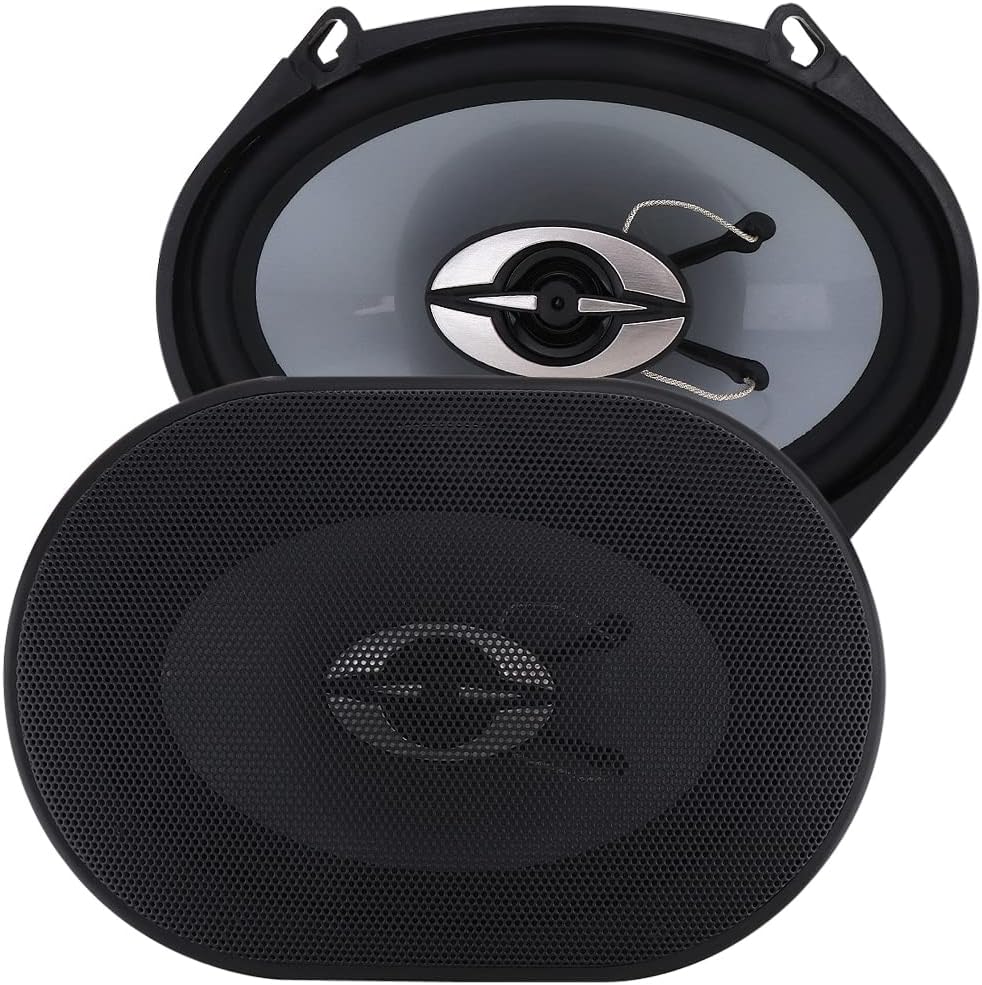 TCXSSL 2Pcs 5 * 7 Inch 380W Car HiFi Coaxial Speaker Vehicle Door Music Stereo Full Frequency