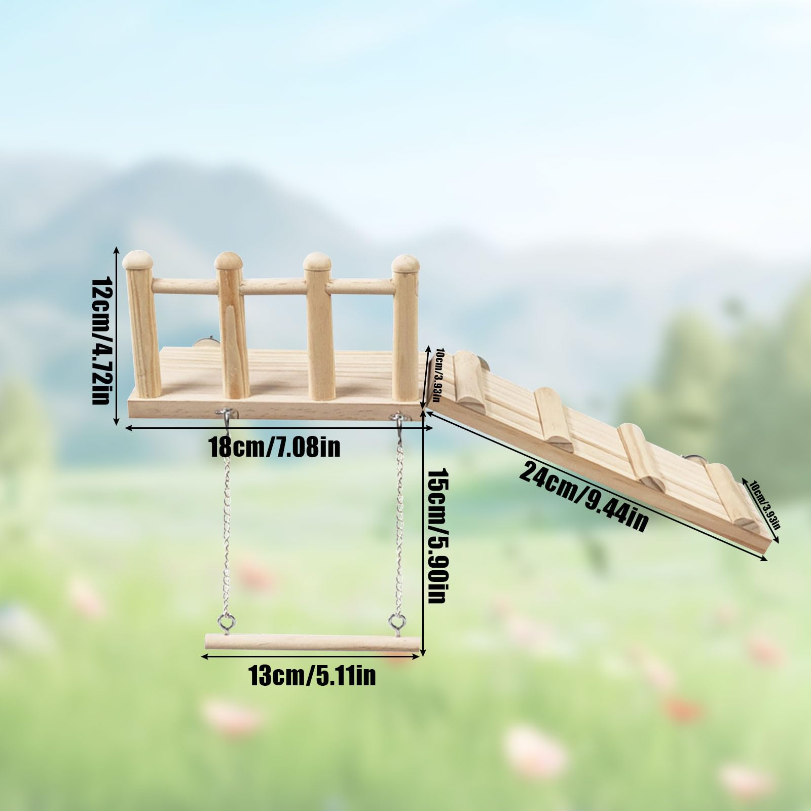 Amazon | 3点セット 鳥 はしご ブランコ 止まり木 インコ 遊び場 鳥の