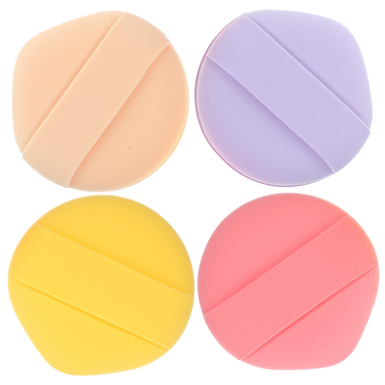 POPETPOP 20pezzi Spugnette Make up Per Fondotinta e Polvere Spugne Rotonde Schiuma Morbida Per Applicazione Di Trucco Facili Da Trasportare e Utilizzabili Viaggio