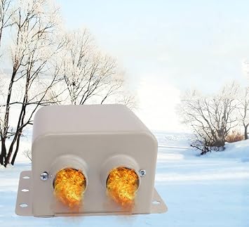 12V 600W Car Heater Defroster, Portable Car Defrost Warm Air Blower Fast Heating Defogger Constant Temperature Heating Automatic Overheating Protection