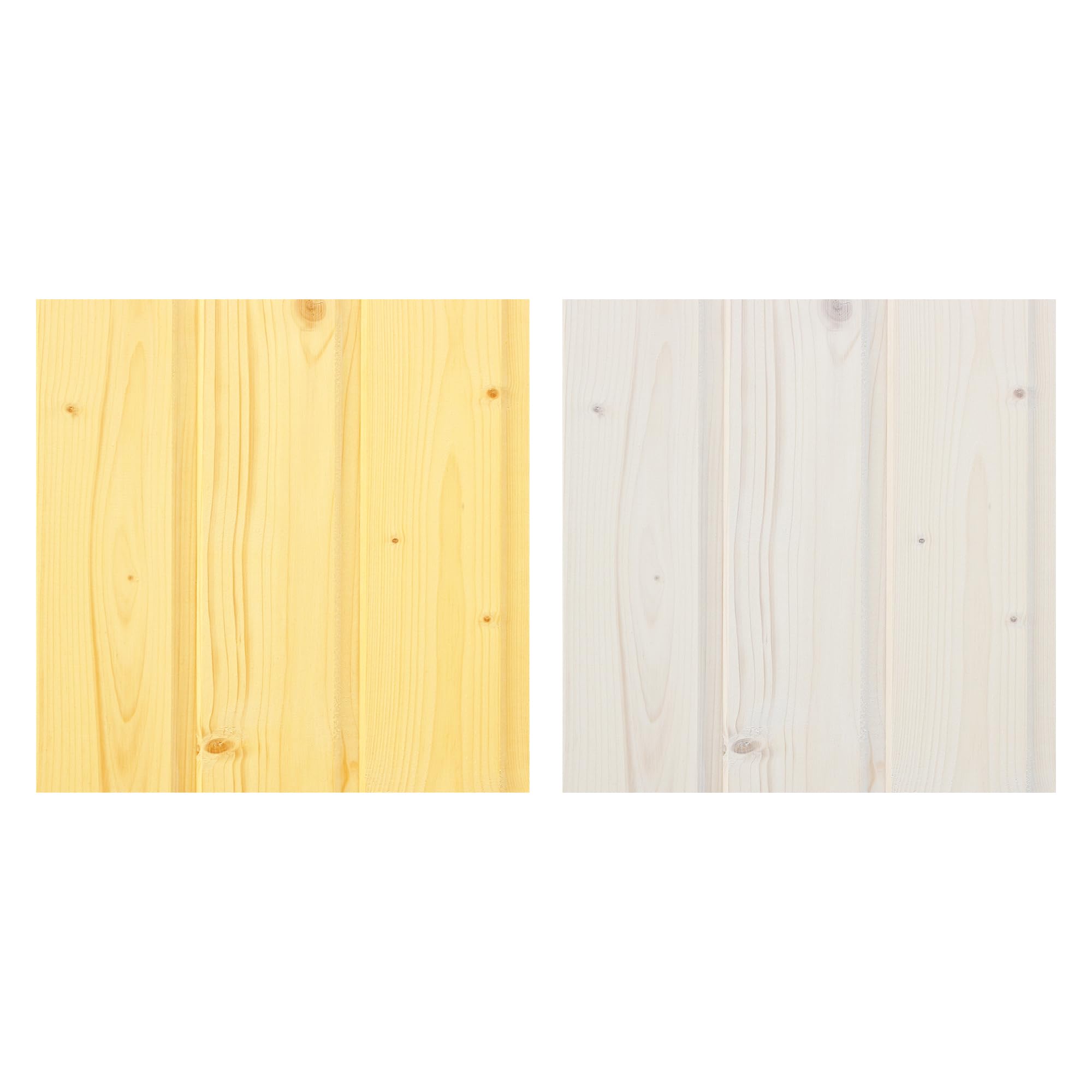 Timbela Il Kit Di Impregnanti Per L’Applicazione Su Casette In Legno Interno E Esterno - 5 Litri Di Colore Bianco+ 5 Litri Di Impregnante Di Colore Chiara Quercia + Il Regalo Il Kit Di Pennelli - 4