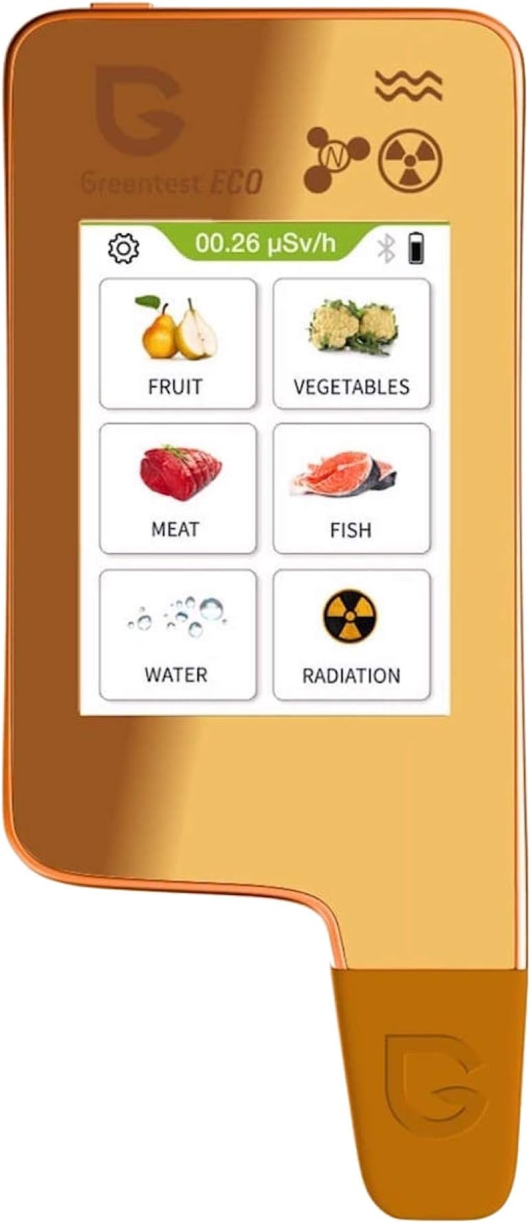 GreenTest ECO 6 - Portable Nitrate, Water and Radiation Detector (Gold)