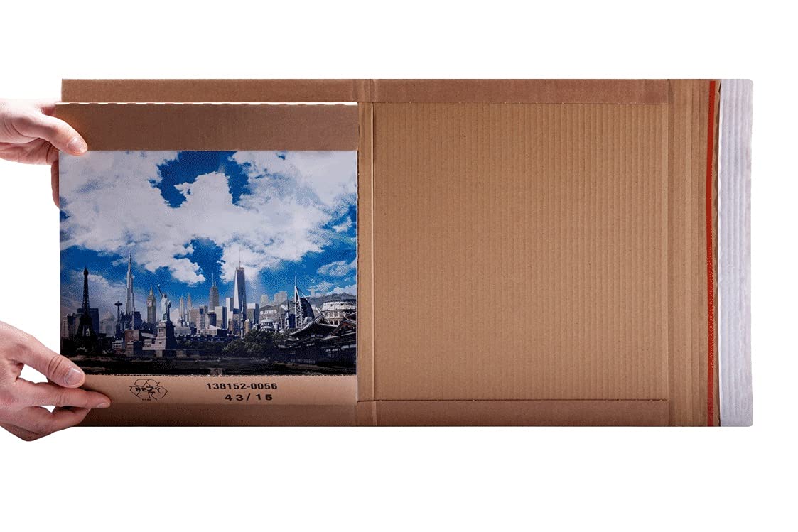 10 Scatole Da Spedizione Per Dischi In Vinile - Ideali Per LP 33 Giri 12'' - Fino A 3 Dischi Per Scatola - Foto 2