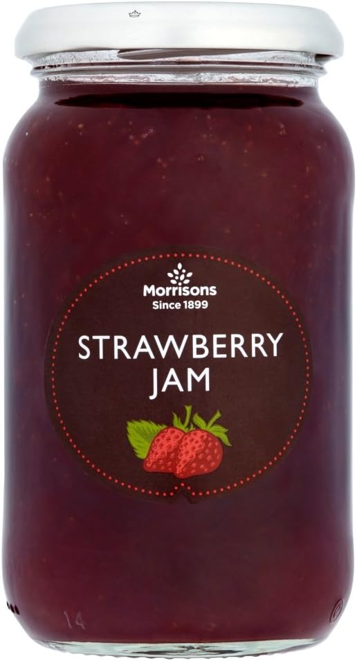 Morrisons Strawberry Jam, 454g : Amazon.co.uk: Grocery