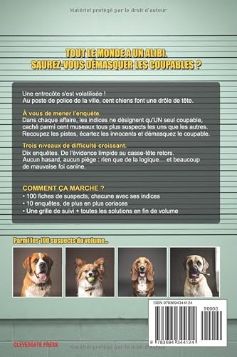 ANIMALIBI - Qui a volé l'entrecôte ?: 100 suspects à croquer, 10 enquêtes, un seul toutou coupable. En couleur, pour les fans de chiens. – vue 2