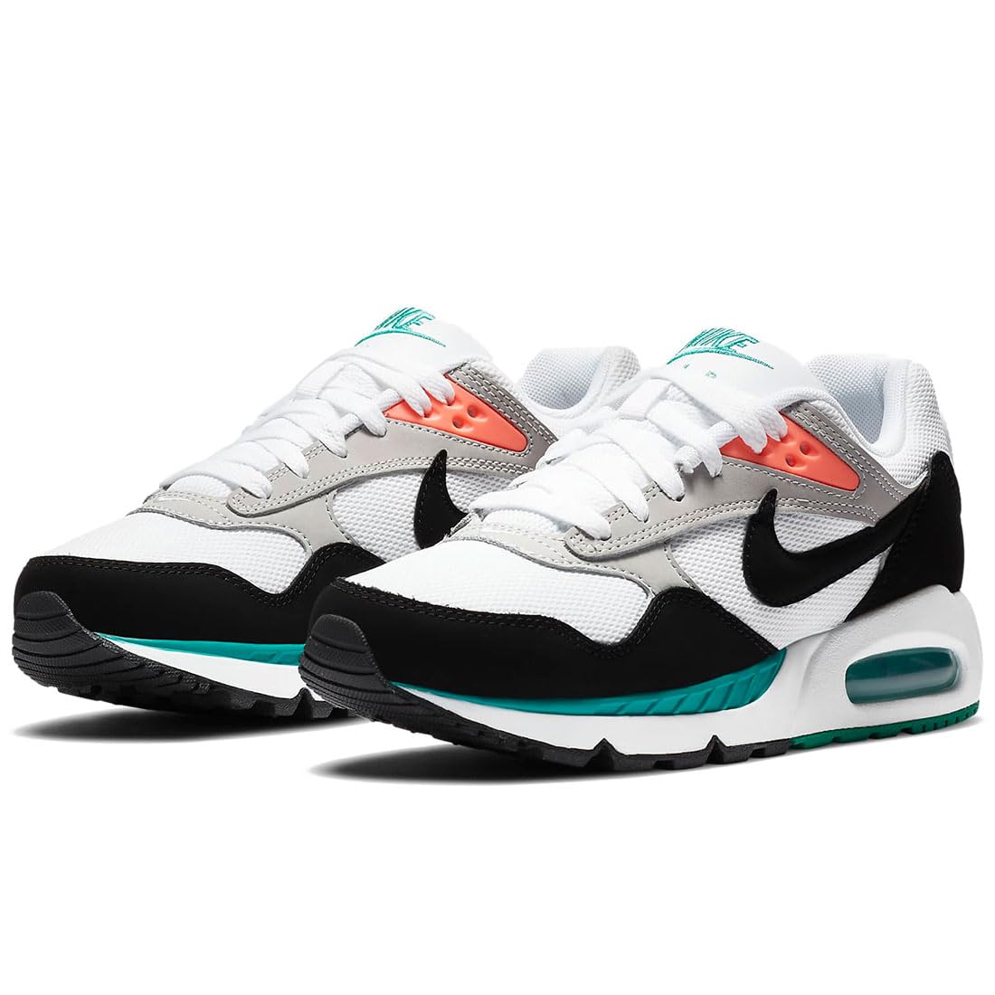 Nike Air Max Correlate W, White/New Green/Bright Mango/Black, 511417-136, Made in Japan 25.0 cm white/new green/bright mango/black