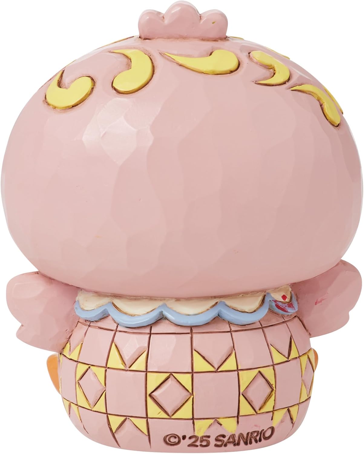 Enesco Sanrio by Jim Shore Hello Kitty Dressed as an Easter Chick Miniature Figurine- Stone Resin Hand Painted Crafted Collectible Hello Kitty Mini Figurines Home Decor Statue, 2.96 Inch