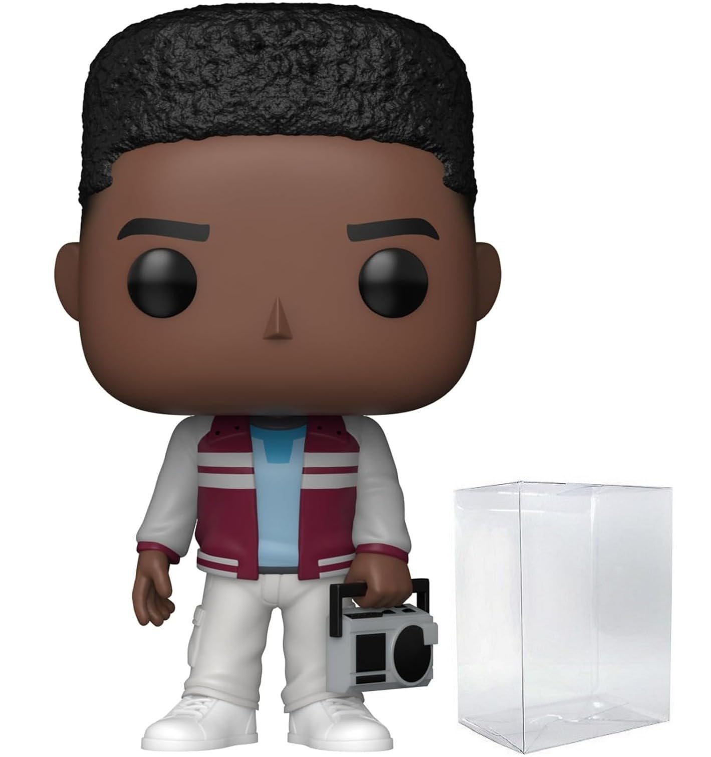 POP TV: Stranger Things - Lucas Sinclair (Season 5) Funko Vinyl Figure (Bundled with Compatible Box Protector Case), Multicolor, 3.75 inches