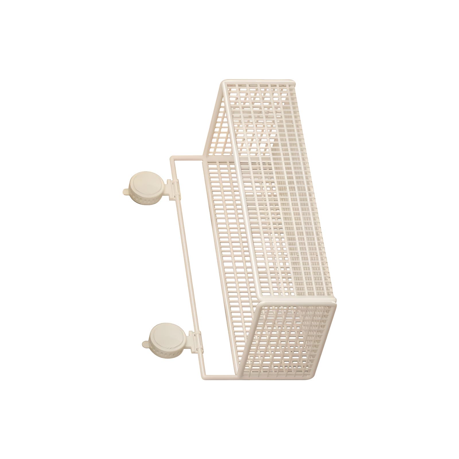 Nvoqilin White Effective Suction Shelf For Short Term Needs In Any Room Excellent For Renters And Adaptable Use 26Cm Length Versatile Hanging Basket