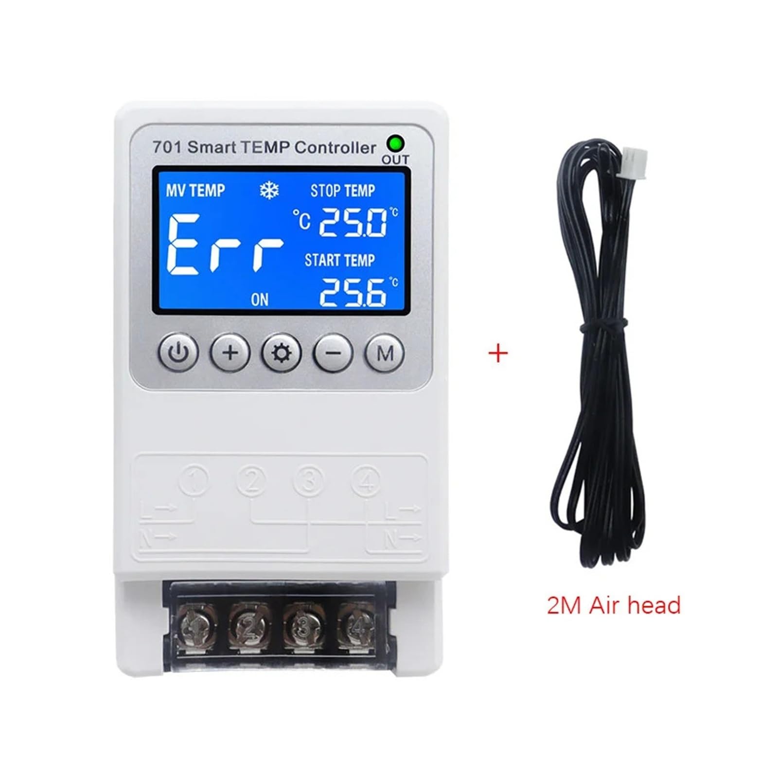temperaturregler 701 Temperaturregler Konstante Thermostatsteuerung Zeitsteuerung Schalterzyklussteuerung Mehrere Sensorköpfe optional(1)