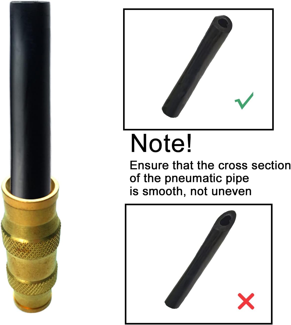 🛒 Crаzу Dеаlѕ DOT Brass Push in Fitting, Air Brake Union Assortment Kits, 1/4 3/8 1/2 5/8 3/4 Tube OD (5pcs)