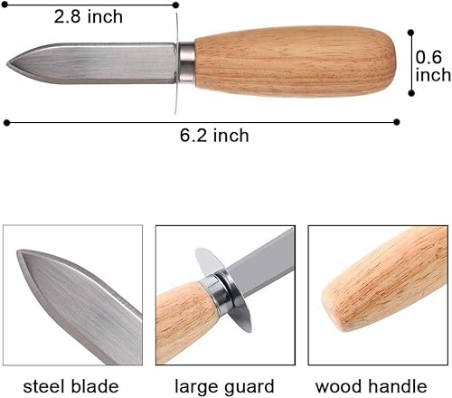 Miniatura 2 de DOMG 10 abridores de cuchillos con mango de madera