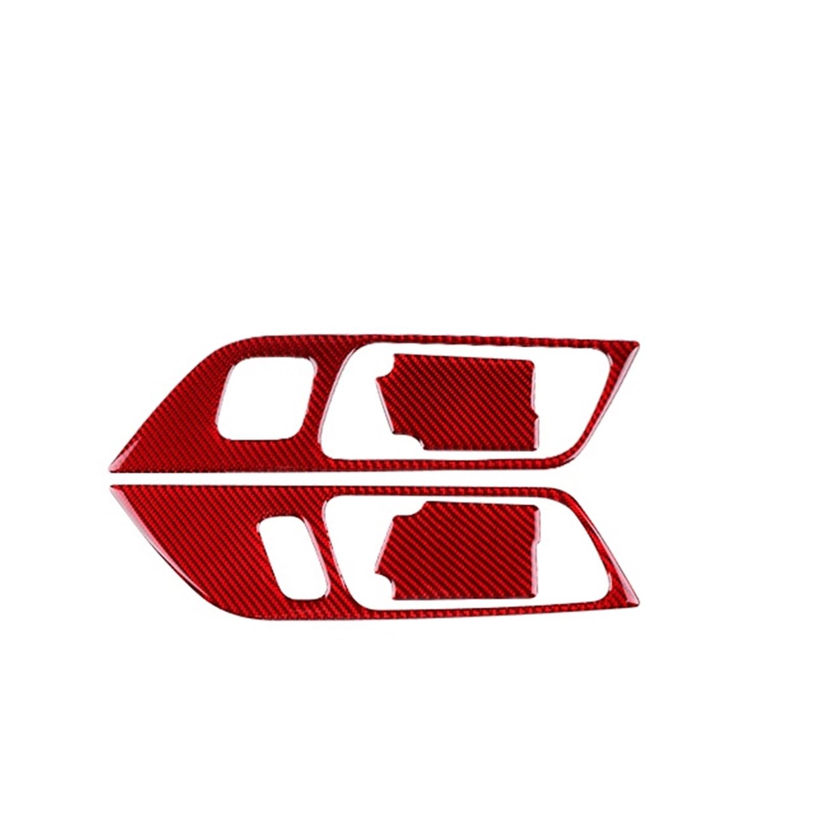 Feoosvx Type A For Rhd Red Car Trim Interior For Mustang Gt For Dark For Horse For Ecoboost 2024-2026 Lhd Rhd Car Door Inner Handle Frame Trim Interior Mouldings(Type A For Rhd Red)