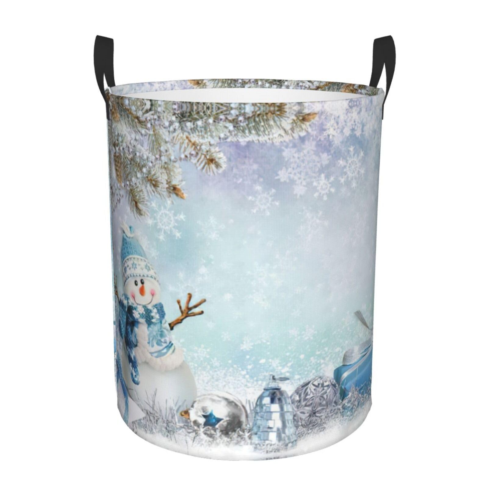Panier à linge bonhomme de neige pour organiser le salon et la chambre