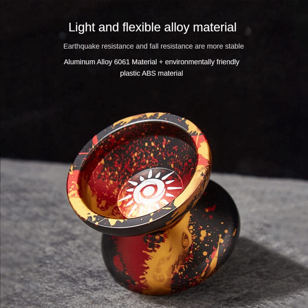 Wisboey Yo-Yos compétitifs avec cordes à balle, Yoyo à vide extra long pour joueurs Yo-yo avec 10 yo-yos