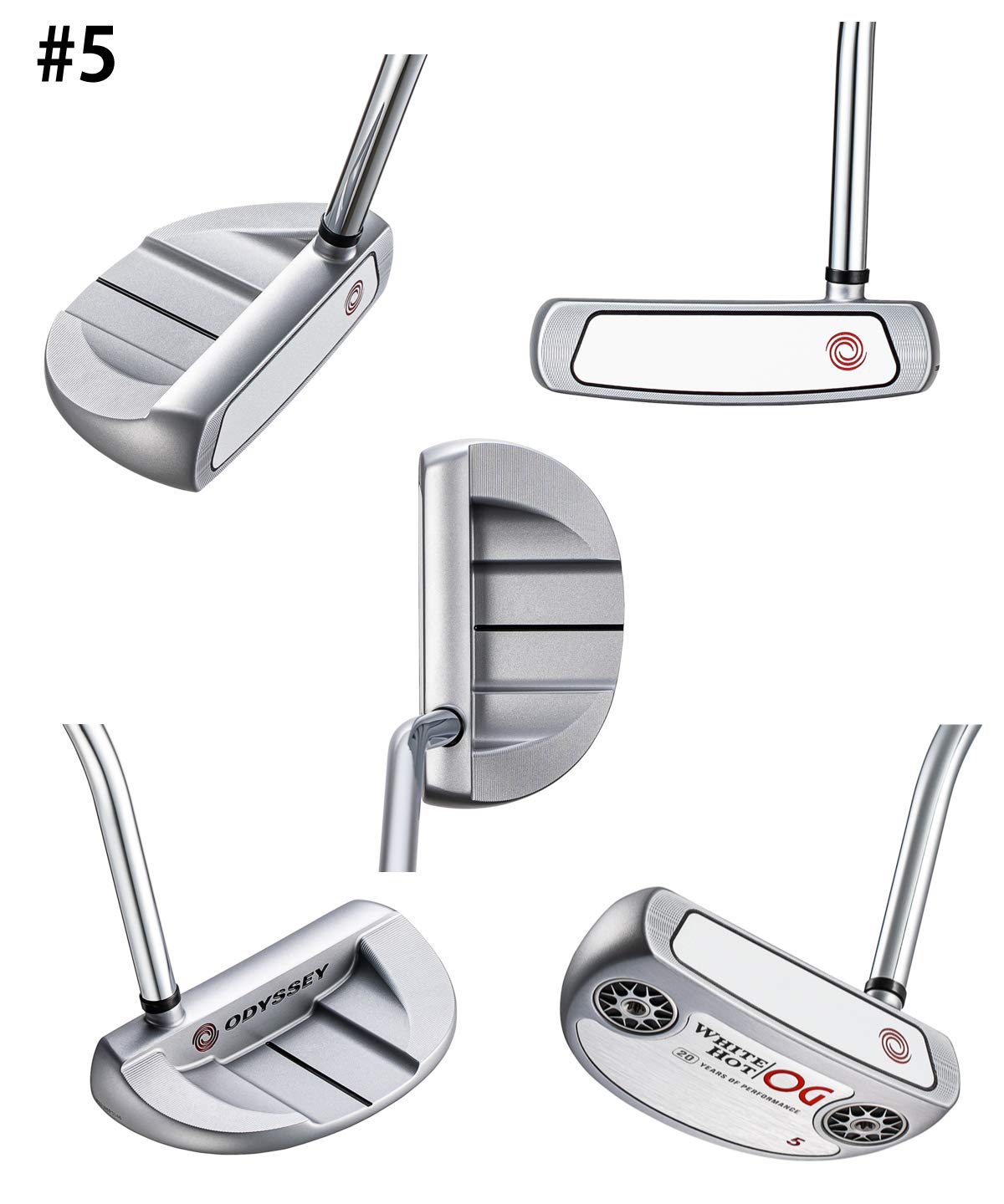TaylorMade - オデッセイOGホワイトホット#5 最新ホワイトホット オデッセイ ホワイトホットOG パター 試打