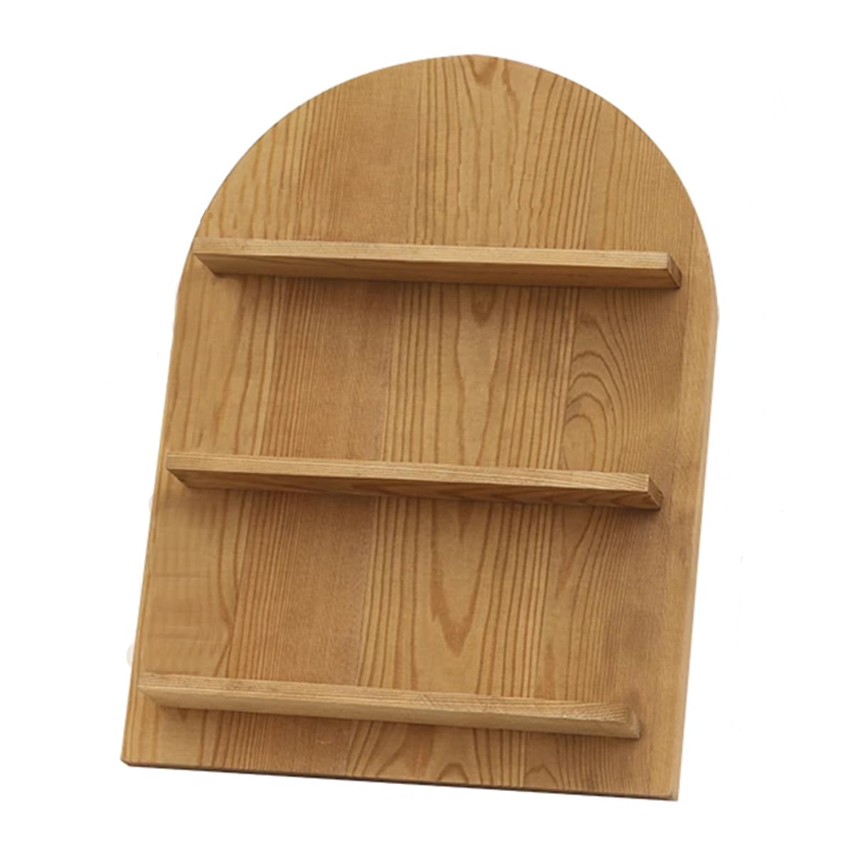 Organizador de perfumes escalonado en madera para almacenar aceites y cosméticos