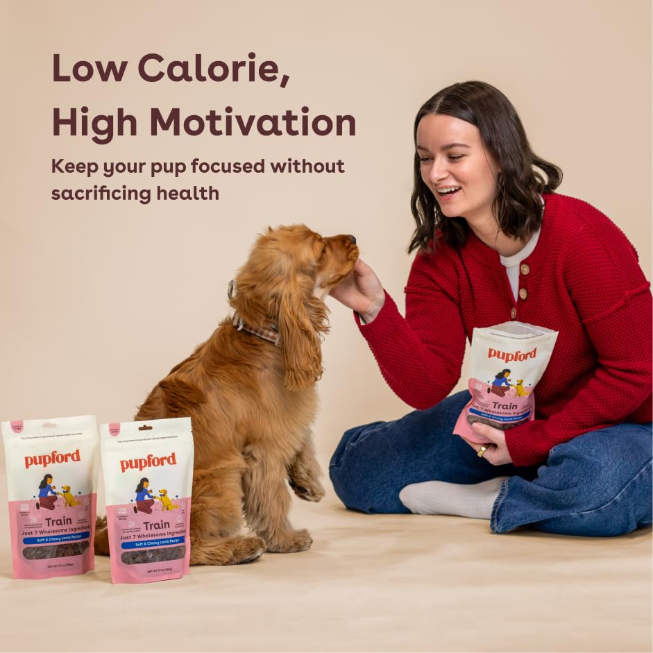 Image of Pupford Soft & Chewy Training Treats for Dogs & Puppies (Lamb, 5 oz)
