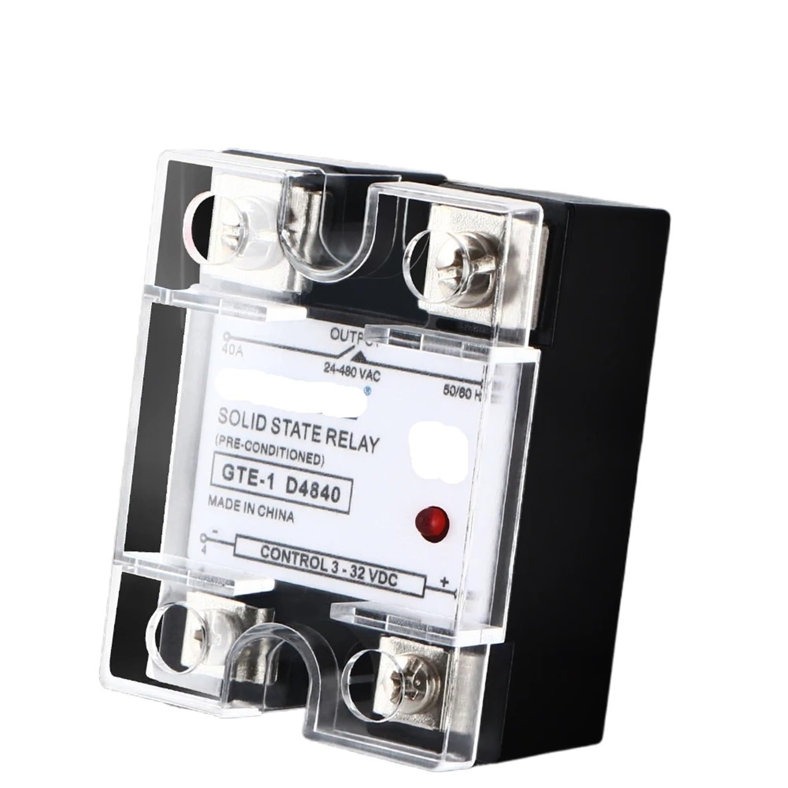 Relais statique monophasé 10A DC control AC tension de commande 24-380V - 7