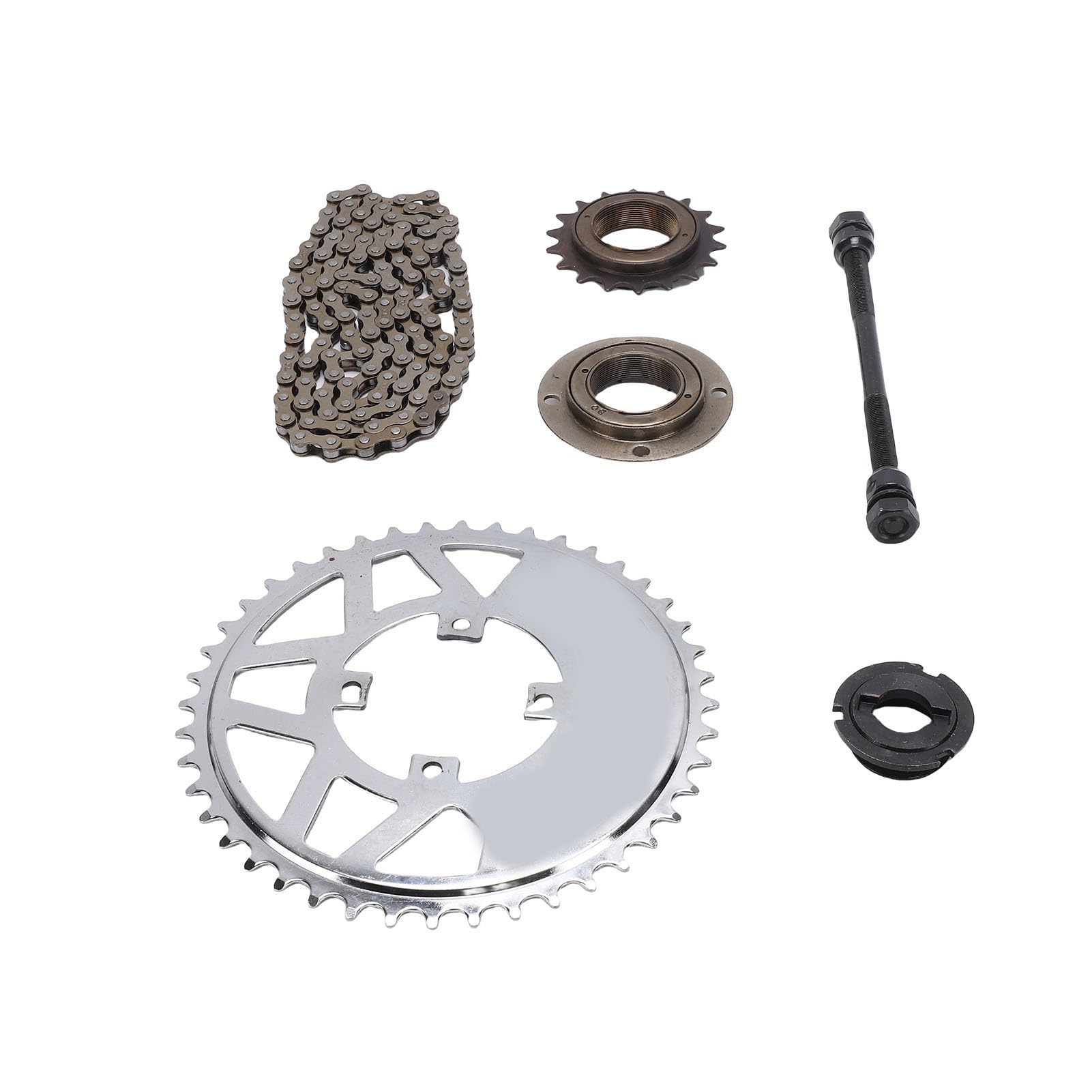 Zestaw łańcucha i Zębatek Rowerowych 44T 18T 114 Ogniw, Zestaw