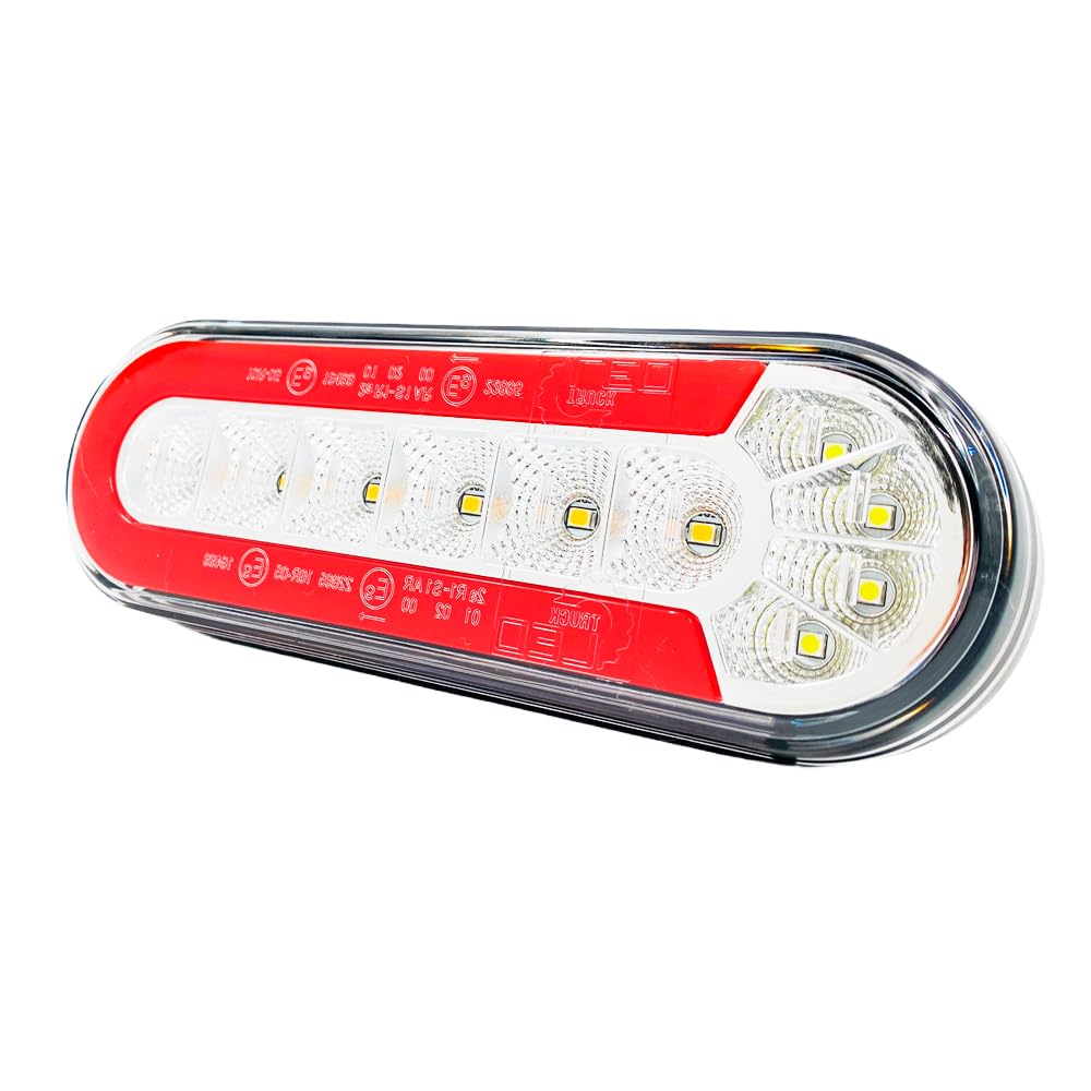 PILOTOS LED CUATRO FUNCIONES PARA CARROCERÍA CAMIÓN REMOLQUE MINI DISEÑO 12V 24V (2 Unidades)